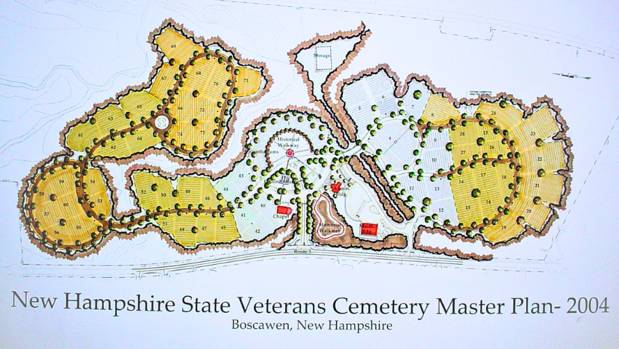 Master Plan Map of Cemetery